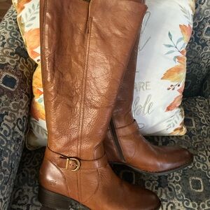 Born Brown Leather Knee-High Boots